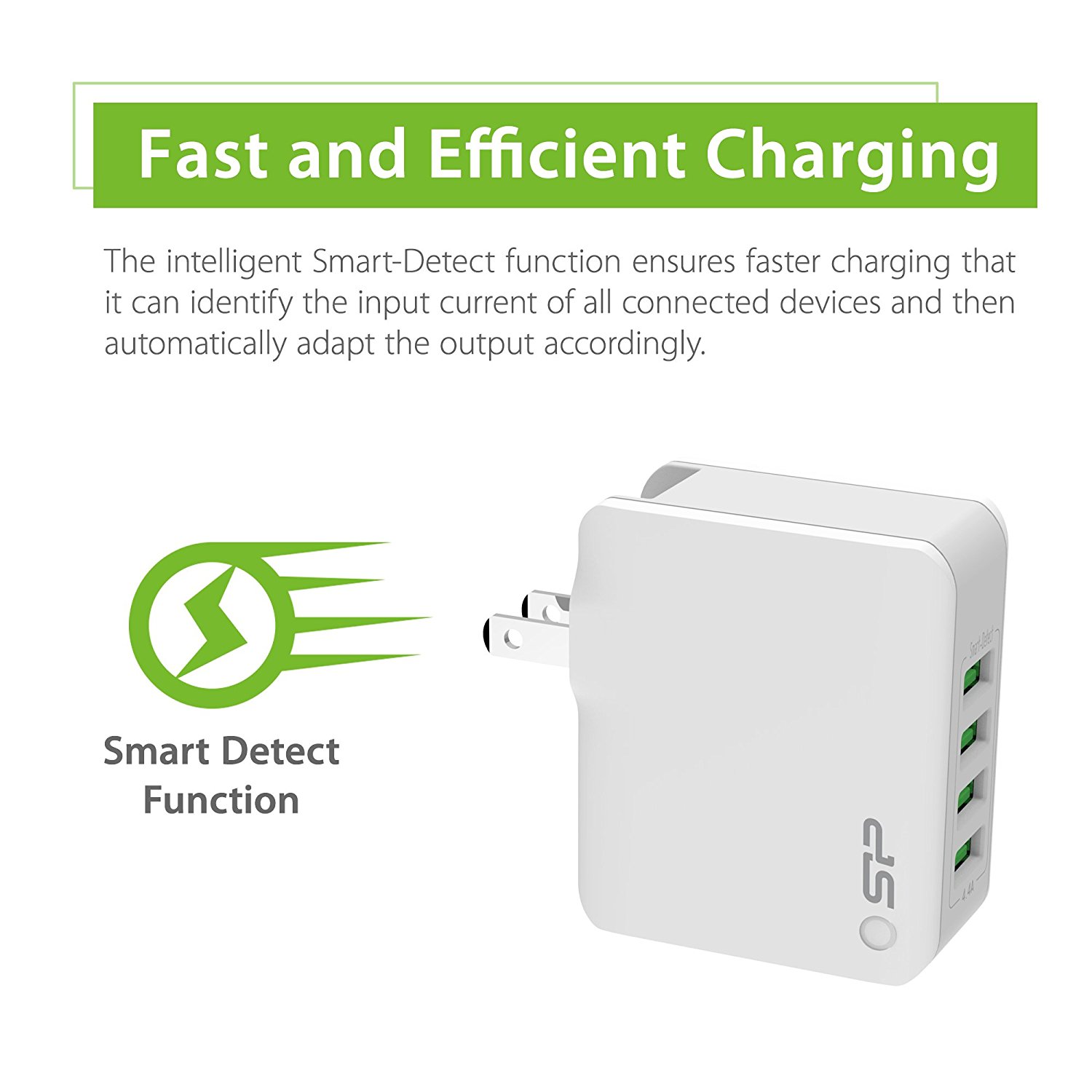 หัวชาร์จ Silicon Power Dual Port USB